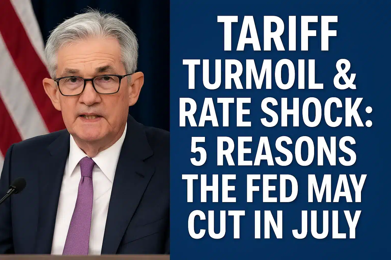 Tariff Turmoil & Rate Shock: 5 Reasons the Fed May Cut in July